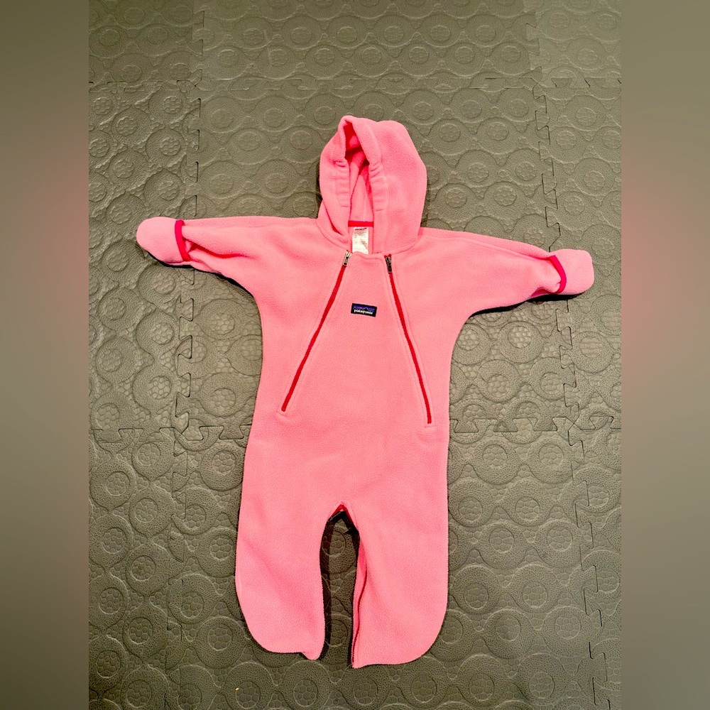 Patagonia fleece snow/winter onesie